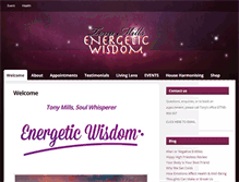 Tablet Screenshot of energetic-wisdom.co.uk